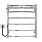 Електрична сушарка для рушників Deffi Класик N П6 500х600 ліве підключення JD03 хром C.KN.60.50.6.E.C.L.1