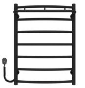 Електрична сушарка для рушників Deffi Класик N П7 500х700 ліве підключення чорний C.KN.70.50.7.E.B.L.5