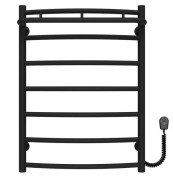 Електрична сушарка для рушників Deffi Класик N П7 500х700 праве підключення чорний C.KN.70.50.7.E.B.R.5