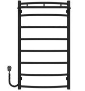 Електрична сушарка для рушників Deffi Класик N П8 500х900 ліве підключення чорний C.KN.90.50.8.E.B.L.5