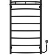 Електрична сушарка для рушників Deffi Класик N П8 500х900 праве підключення чорний C.KN.90.50.8.E.B.R.5