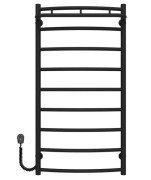 Електрична сушарка для рушників Deffi Класик N П9 500х1000 ліве підключення чорний C.KN.100.50.9.E.B.L.5