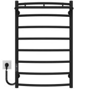 Электрический полотенцесушитель Deffi Классик N П8 500х800 левое подключение JD03 черный C.KN.80.50.8.E.B.L.1
