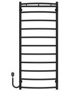 Електрична сушарка для рушників Deffi Класик N П11 500х1200 ліве підключення чорний C.KN.120.50.11.E.B.L.5