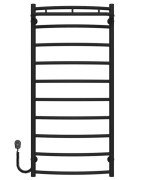 Електрична сушарка для рушників Deffi Класик N П10 500х1100 ліве підключення чорний C.KN.110.50.10.E.B.L.5