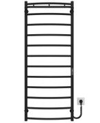 Електрична сушарка для рушників Deffi Класик N П12 500х1300 праве підключення JD03 чорний C.KN.130.50.12.E.B.R.1