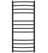 Сушка для рушників водяна Deffi Класик Еліт П12 400х1200 бічне праве підключення чорний C.KE.120.40.12.B.C