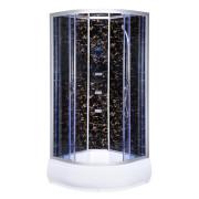 Гидромассажный бокс Vivia TKF 90-30 Venom BG 90x90 профиль сатин/тонированное стекло А0046367