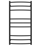 Сушка для рушників водяна Deffi Класик Еліт П9 400х1000 нижнє підключення чорний C.KE.100.40.9.B.A