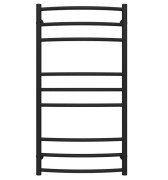 Сушка для рушників водяна Deffi Класик Еліт П9 400х1000 бічне ліве підключення чорний C.KE.100.40.9.B.B