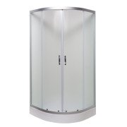 Душова кабіна Vivia 101 RC 100х100 профіль сатин/скло fabric А0051334