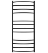 Сушка для рушників водяна Deffi Класик Еліт П12 400х1200 бічне праве підключення чорний C.KE.120.40.12.B.C