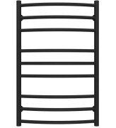 Сушка для рушників водяна Deffi Класик Еліт П9 400х800 бічне праве підключення чорний C.KE.80.40.9.B.C