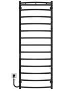 Електрична сушарка для рушників Deffi Класик N П13 500х1400 ліве підключення JD03 чорний C.KN.140.50.13.E.B.L.1