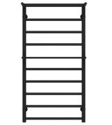 Полотенцесушитель водяной Deffi Терма П10 500х1000 нижнее подключение черный C.TA.100.50.10.B.A