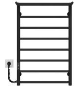 Електрична сушарка для рушників Deffi Терма П8 500х800 ліве підключення JD03 чорний C.TE.80.50.8.E.B.L.1