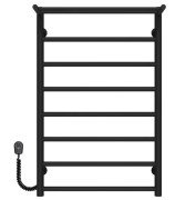 Электрический полотенцесушитель Deffi Терма П8 500х800 левое подключение черный C.TE.80.50.8.E.B.L.5