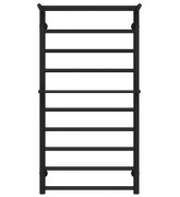 Полотенцесушитель водяной Deffi Терма Плюс П10 500х1000 боковое правое подключение черный C.TA.100.50.10.B.C
