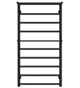 Сушка для рушників водяна Deffi Терма Плюс П10 500х1000 нижнє підключення чорний C.TA.100.50.10.B.A