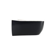 Зовнішній керамічний корпус на унітаз або біде Hatria Abito кераміка чорний матовий A0YXX802