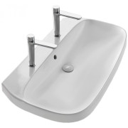 Раковина для ванной Hatria Abito 100х54 см керамика белый 00YXXJ01