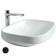 Раковина для ванной Hatria Abito 58x45 см фаянс черный матовый A0YXXA02