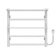 Електрична сушарка для рушників Deffi Терма Плюс П5 500х500 праве підключення білий C.TA.50.50.5.E.W.R.5