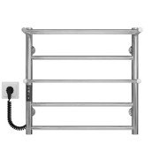 Електрична сушарка для рушників Deffi Терма Плюс П5 500х500 ліве підключення JD03 хром C.TA.50.50.5.E.C.L.1