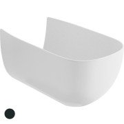 Зовнішній керамічний корпус на унітаз або біде Hatria Abito кераміка чорне дерево A0YXX806