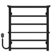 Електрична сушарка для рушників Deffi Терма Плюс П6 500х600 ліве підключення C.TA.60.50.6.E.B.L.5