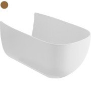 Зовнішній керамічний корпус на унітаз або біде Hatria Abito кераміка табак A0YXX829