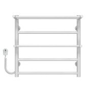 Електросушарка для рушників Deffi Терма Плюс П5 500х500 ліве підключення білий C.TA.50.50.5.E.W.L.5