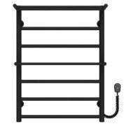 Електрична сушарка для рушників Deffi Терма Плюс П7 500х700 праве підключення чорний C.TA.70.50.7.E.B.R.5