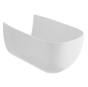 Декоративная накладка на унитаз или биде Hatria Abito керамика белый глянцевый 00YXX801