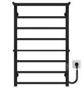 Електрична сушарка для рушників Deffi Терма Плюс П8 500х800 праве підключення JD03 чорний C.TA.80.50.8.E.B.R.1