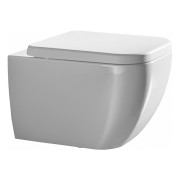 Унитаз подвесной Hatria Bianca 52х36 см санитарная керамика белый глянцевый 00Y1X401