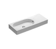 Раковина для ванной Hatria Area 90х35 см керамика белый 00Y0UE01