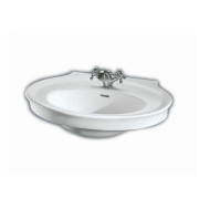 Раковина для ванной Hatria Dolcevita 75х57,5 см санитарный фарфор белый 00Y0EW01
