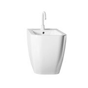 Біде підлогове Hatria Bianca 52х36 100х46,5 см кераміка білий глянцевий 01Y1V901