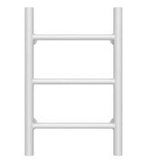 Полотенцесушитель водяной Deffi Орион П3 200х500 боковое левое подключение белый C.OR.50.20.3.W.B