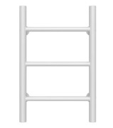 Сушка для рушників водяна Deffi Оріон П3 200х500 бічне праве підключення білий C.OR.50.20.3.W.C