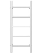 Сушка для рушників водяна Deffi Оріон П5 200х800 бічне ліве підключення білий C.OR.80.20.5.W.B