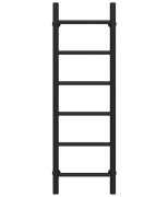 Полотенцесушитель водяной Deffi Орион П6 200х1000 боковое правое подключение черный C.OR.100.20.6.B.C