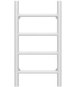 Полотенцесушитель водяной Deffi Орион П4 200х600 боковое левое подключение белый C.OR.60.20.4.W.B