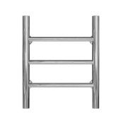 Сушка для рушників водяна Deffi Оріон П3 300х400 нижнє підключення хром C.OR.40.30.3.C.A