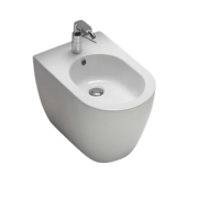 Біде підлогове Hatria Fusion 54х35 см кераміка білий 01Y0U601