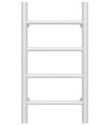 Полотенцесушитель водяной Deffi Орион П4 300х600 боковое левое подключение белый C.OR.60.30.4.W.B