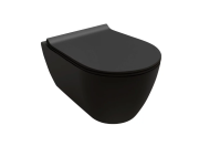 Унітаз підвісний Hatria Fusion 54х35,5 см кераміка білий чорний матовий A1Y1CC02