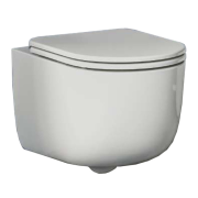 Унитаз подвесной Hatria Futura 53х35,5 см безободковый санитарная керамика белый 00Y9BA01