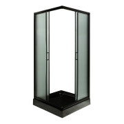 Душова кабіна Insana LAMIJA black 90x90 профіль чорний/рифлене скло А0048476